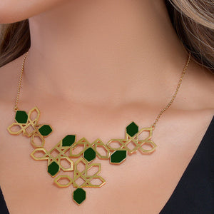 Arabesque Necklace- Golden