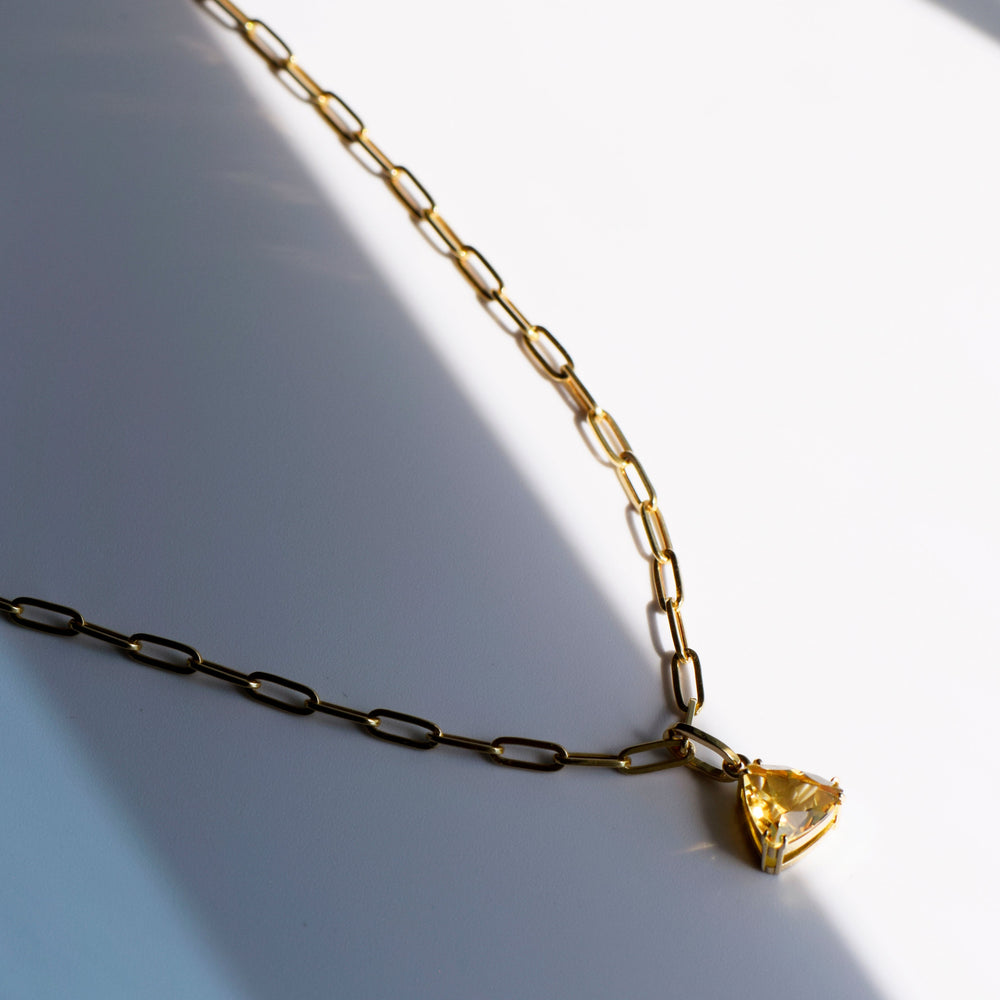 Paper Clip Necklace 17"-19"