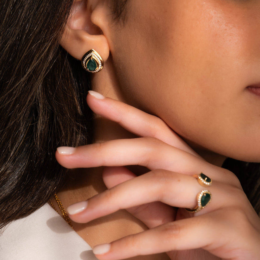 Éclat Vert Earrings