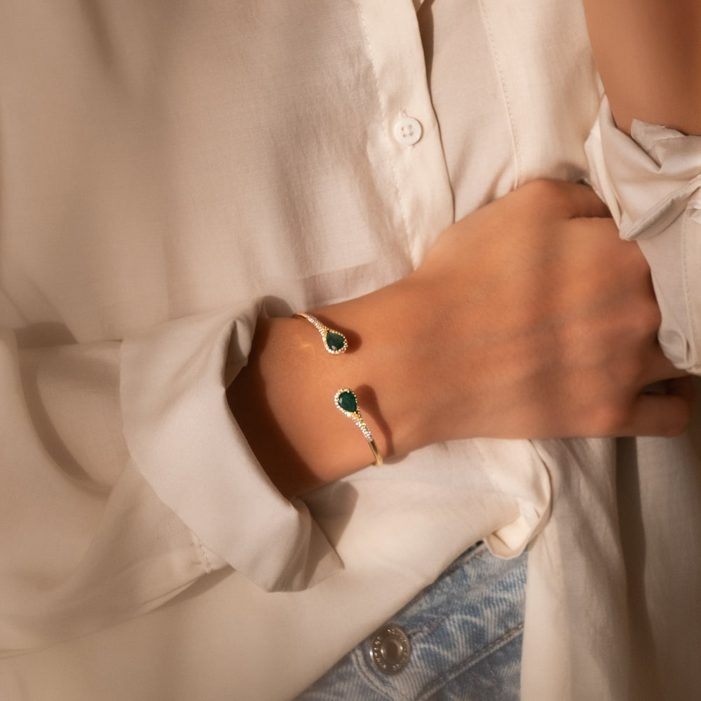 Éclat Vert Bangle