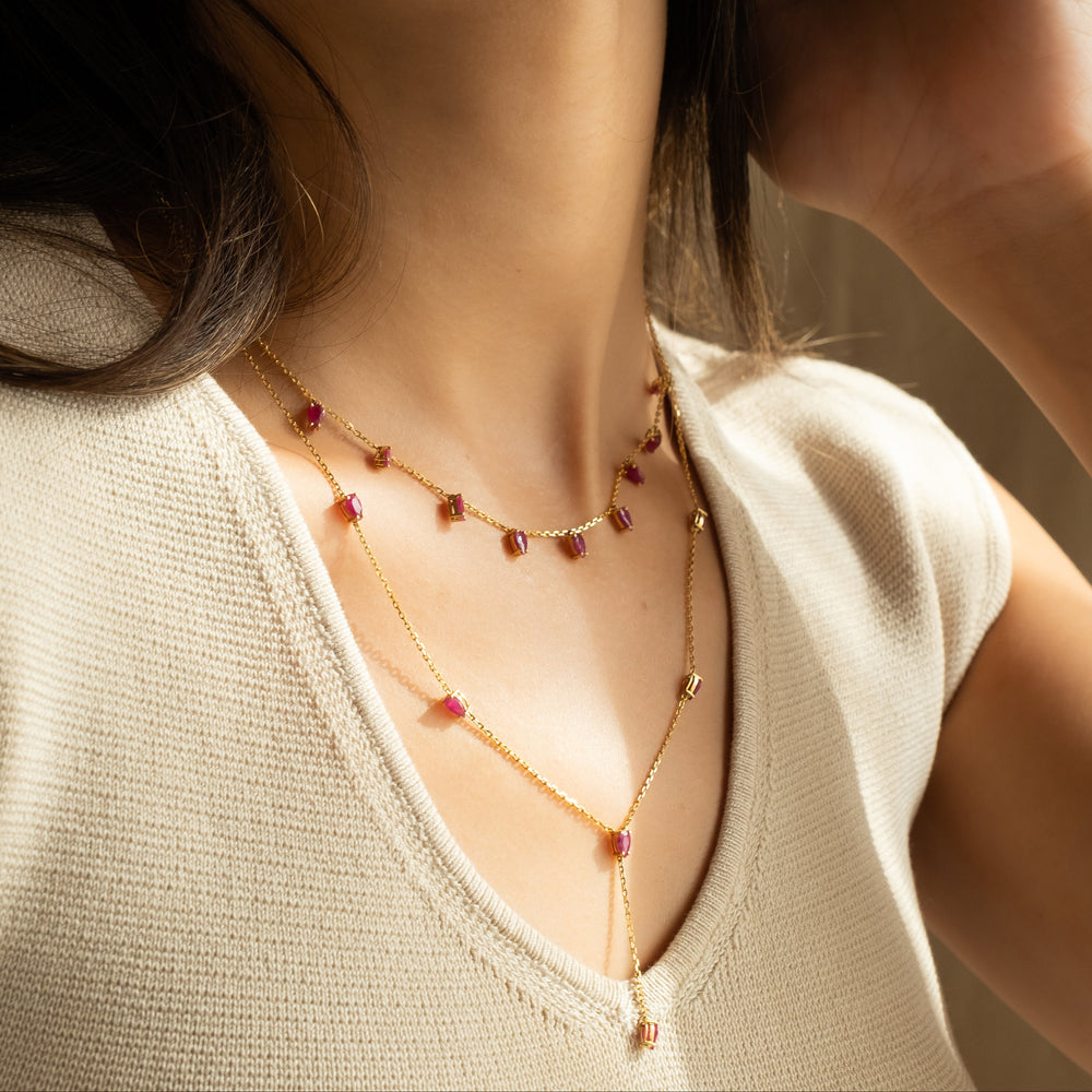 Éclat Rouge Necklace