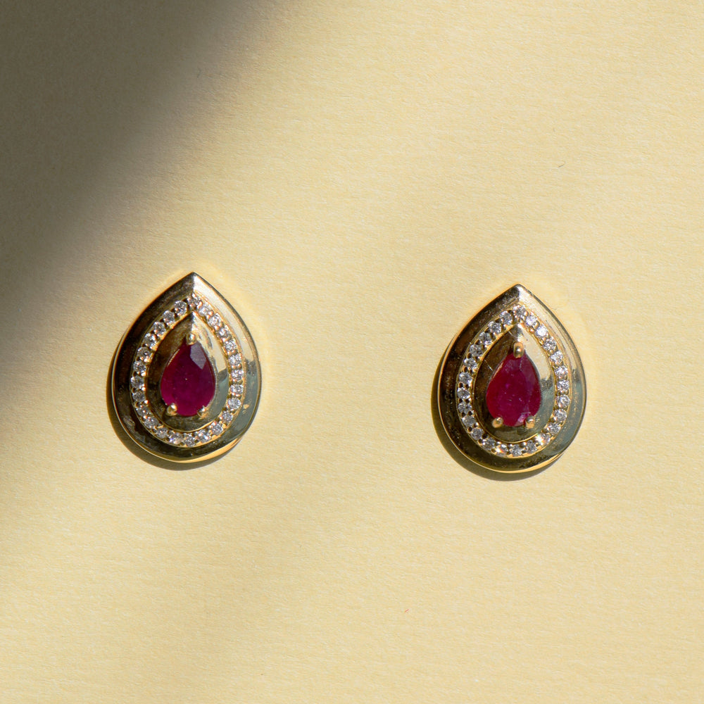 Éclat Rouge Earrings