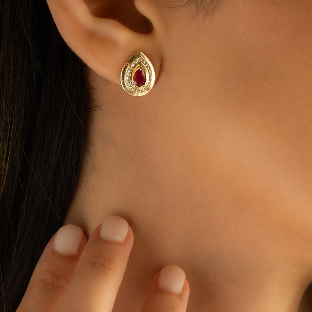 Éclat Rouge Earrings