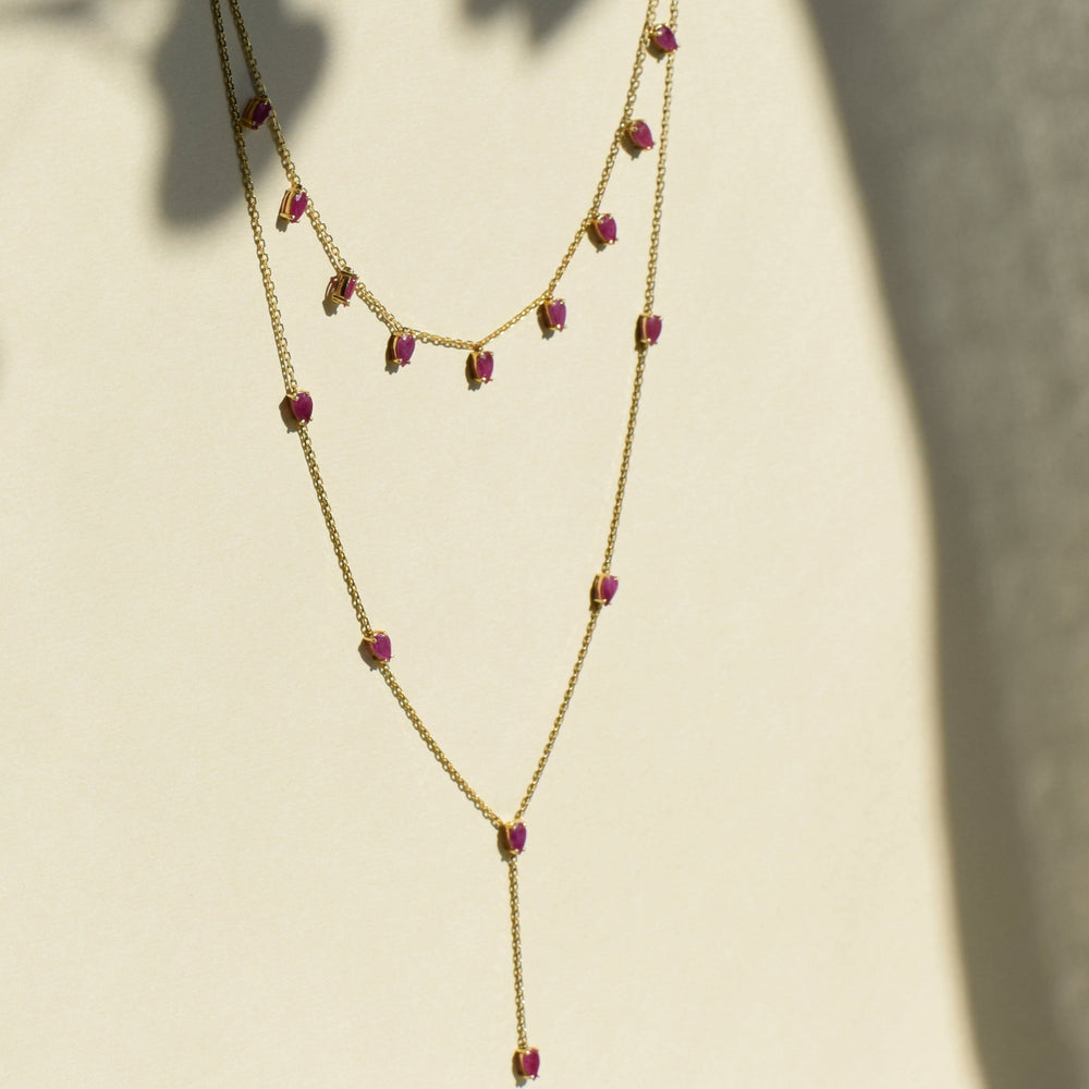 Éclat Rouge Necklace