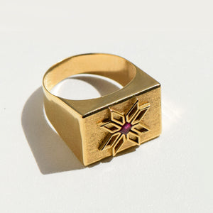 Tatreez Signet Ring