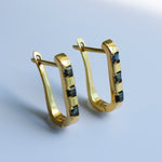Shades of green Earrings