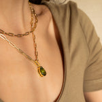 Paper Clip Necklace 17"-19"
