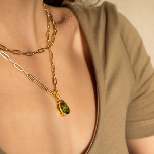 Paper Clip Necklace 17"-19"
