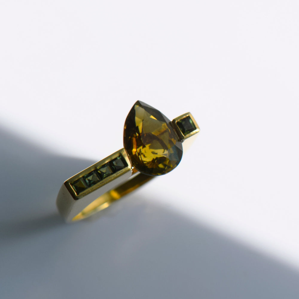 The Heart of green ring