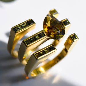 The Heart of green ring