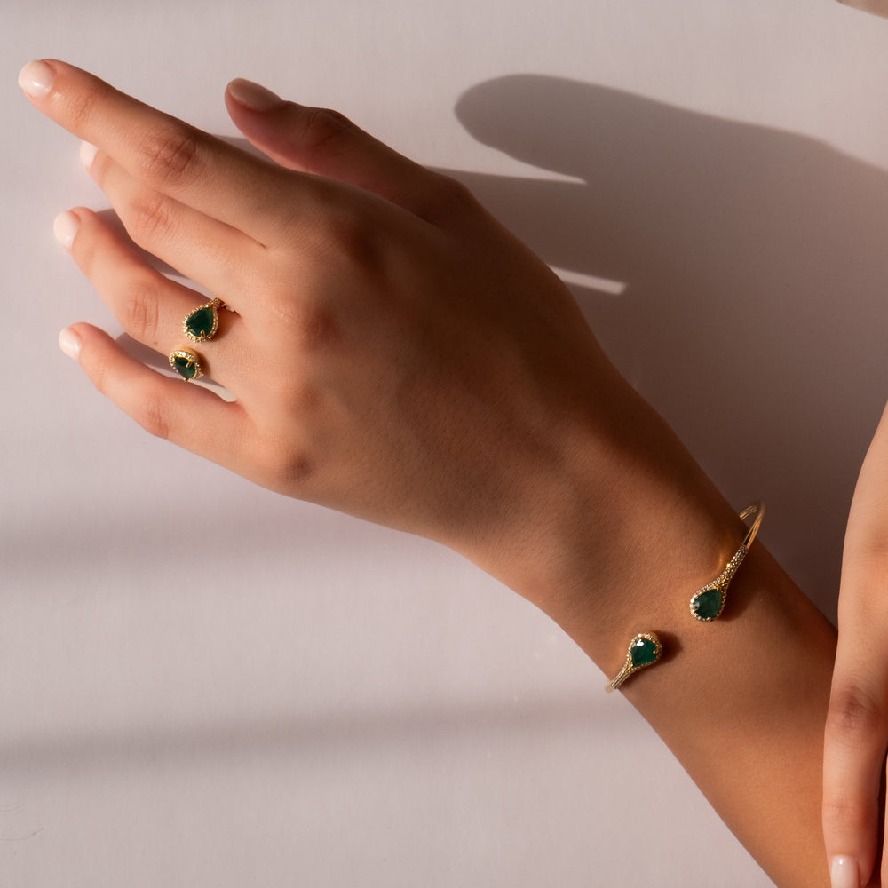 Éclat Vert Bangle
