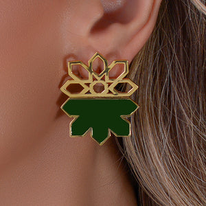 Arabesque Earrings- Geometric